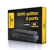CABLE HDMI SPLITTER 8PORTS/DSP-8PH4-03 GEMBIRD