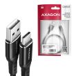 CABLE USB-C TO USB2.0 1M/BLACK BUCM-AM10AB AXAGON