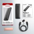 SSD ACC ENCLOSURE M.2 NVME/SATA USB-C EEM2-GTS2 AXAGON