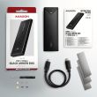 SSD ACC ENCLOSURE M.2 NVME/USB-C EEM2-UB2 AXAGON