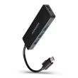 I/O HUB USB-C 4PORT SLIM/0.14M HUE-G1C AXAGON