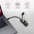I/O HUB USB-C 4PORT MINI/0.2M HUE-M1C AXAGON