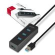 I/O HUB USB3.0 4PORT CHARGING/1.2M HUE-S2BL AXAGON