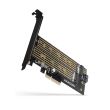 SSD ACC ADAPTER NVME/SATA/M.2/SP&LP PCEM2-D AXAGON
