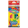 Spalvoti pieštukai Colorino Kids šešiakampiai, 12 spalvų