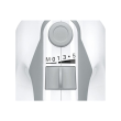 Bosch Mixer ErgoMixx MFQ36440 Hand Mixer 450 W Number of speeds 5 Turbo mode White