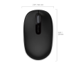 Microsoft Wireless Mobile Mouse 1850 Black