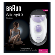 Braun Epilator Silk-Epil 3 SE3170 L Number of power levels 2