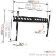 Vogels Wall mount