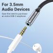 ADAPTER USB-C TO AUDIO 3.5MM/0.1M BGMHA VENTION