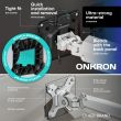 MONITOR ACC DESK MOUNT/13-32" BLK/WHT G80-BW ONKRON