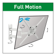 Barkan Flat/ Curved TV Wall Mount 3400 Wall Mount