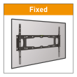 Barkan Flat/ Curved TV Wall Mount E400+ .B Wall mount