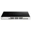 D-Link Switch with 24 10/100/1000Base-T PoE and 4 Gigabit SFP ports 	DGS-1210-28MP/ME Managed