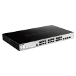 D-Link Switch with 24 10/100/1000Base-T PoE and 4 Gigabit SFP ports 	DGS-1210-28MP/ME Managed