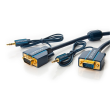 Clicktronic VGA and Audio-connecting cable 70135