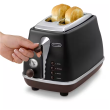 Delonghi Toaster CTOV 2103.BK+BW Power 900 W