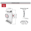 Barkan Tablet Wall Mount T50 White