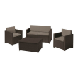Allibert Garden furniture set  Monaco set brown