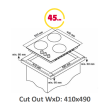 Simfer Hob H4.300.VGRIM Gas