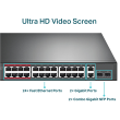 TP-LINK 24-Port Gigabit Switch TL-SL1226P	 10/100/1000 Mbps (RJ-45)