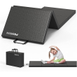 PROIRON Gymnastics Mat Folding Exercise Mat Black