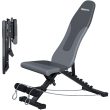 PROIRON Fitness Adjustable Weight Bench Multiple adjustable positions; 6 backrest angles and 4 front leg positions