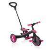 Globber Tricycle and Balance Bike Trike Explorer 4in1 Pink