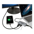Tripp Lite USB-C Dock U444-06N-H4GUSC Single Display/1xHDMI/up to 1x4K/1xUSB 3.2/RJ45/support PD 100W/Silver/Power Supply not included