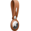 Apple AirTag Leather Loop - Saddle Brown