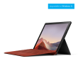 Microsoft Surface Pro 7 Black + Surface Pro Type Cover Poppy Red