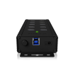 Raidsonic 7-port Industrial hub IB-HUB1703-QC3 0.71 m