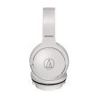 Audio Technica Wireless Headphones ATH-S220BTWH	 Built-in microphone