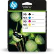 HP 924 CMYK 4-Pack (6C3Z1NE) Rašalinių kasečių komplektas, BK/C/M/Y