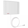 Barkan Indoor HDTV Tabletop Flat Antenna 40Miles/65km AF40P Wall mount