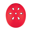 Globber Helmet Go Up Lights Red