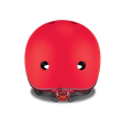 Globber Helmet Go Up Lights Red