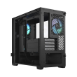 Fractal Design Pop Mini Air RGB   Black TG Clear Tint