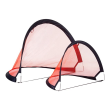 Pure2Improve Pop-Up Soccer Goal (120 x 86 x 86 cm) Black/Red Fibreglass