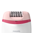 Philips Corded Compact Epilator BRE235/00 Satinelle Essential White/Pink