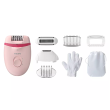 Philips Corded Compact Epilator BRE285/00 Satinelle Essential White/Pink