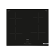 Bosch | Hob | PUE63KBB6E | Induction | Number of burners/cooking zones 4 | Touch | Timer | Black