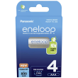 Panasonic Rechargeable Batteries ENELOOP BK-4MCDE/4BE AAA