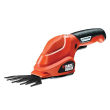 BLACK & DECKER | Hedge and grass trimmer GSL700KIT-QW
