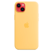 Apple 14 Plus Silicone Case with MagSafe Sunglow