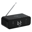 Adler Alarm Clock with Wireless Charger AD 1192B AUX in