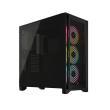 Corsair Tempered Glass PC Case iCUE 4000D RGB AIRFLOW Side window