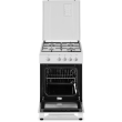 Simfer | Cooker | 4401SGRBB.1 | Hob type Gas | Oven type Gas | White | Width 50 cm | Depth 55 cm | 4