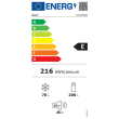 Bosch Refrigerator KIV87NSE0 Energy efficiency class E Built-in Combi Height 177.2 cm Fridge net cap