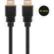 Goobay High Speed HDMI Cable with Ethernet  60613 Black